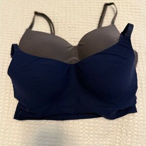 EUC lot of 2 PINK lounge bras size S